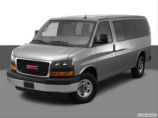 2013 GMC Savana 3500 Passenger 3-door LT Diesel Regular  Van Front angle medium view photo